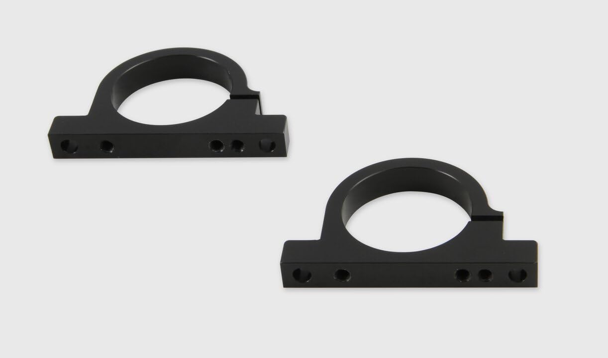 Holley 162-574 Mounting Bracket Black HP and VR Series Billet Fuel Filters