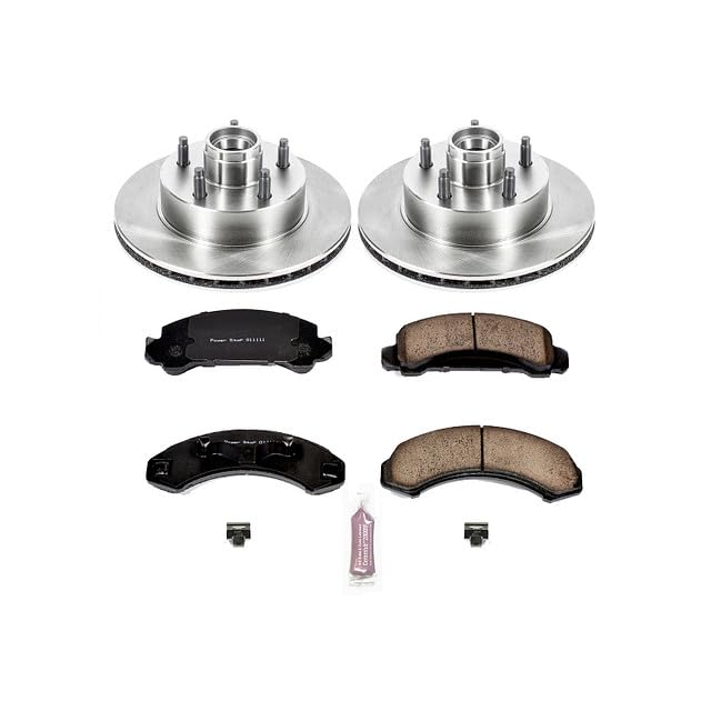 POWERSTOP Autospecialty KOE4784 Front Replacement Brake Kit-OE Brake Rotors & Ceramic Brake Pads