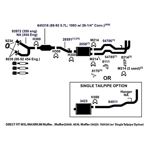 700126 AP Exhaust Products Muffler Exhaust