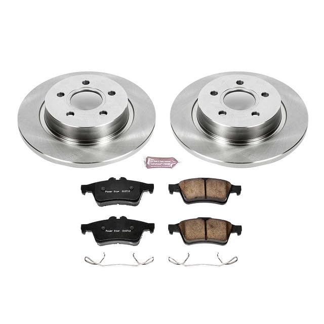Power Stop Autospecialty KOE4613 Rear Replacement Brake Kit-OE Brake Rotors & Ceramic Brake Pads