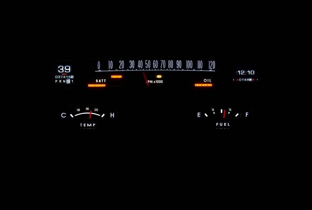 1958 Chevy Impala Dakota Digital Retrotech Dash Gauge System RTX-58C-IMP-X