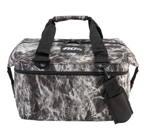 AO Coolers Soft Cooler, Elements 24 Pack, Manta, Grey Camo, 24 Pack,AOELMA24