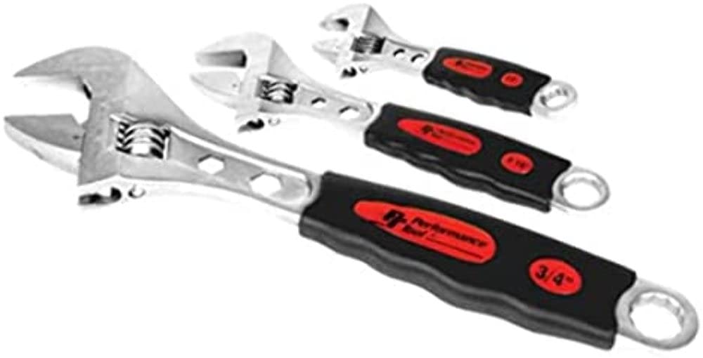 3 pc. Performance Tool Adjustable Wrench Set - W30703