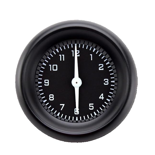 AX90GBLF Classic Instruments Autocross Gray 2-1/8" Clock W/Reset