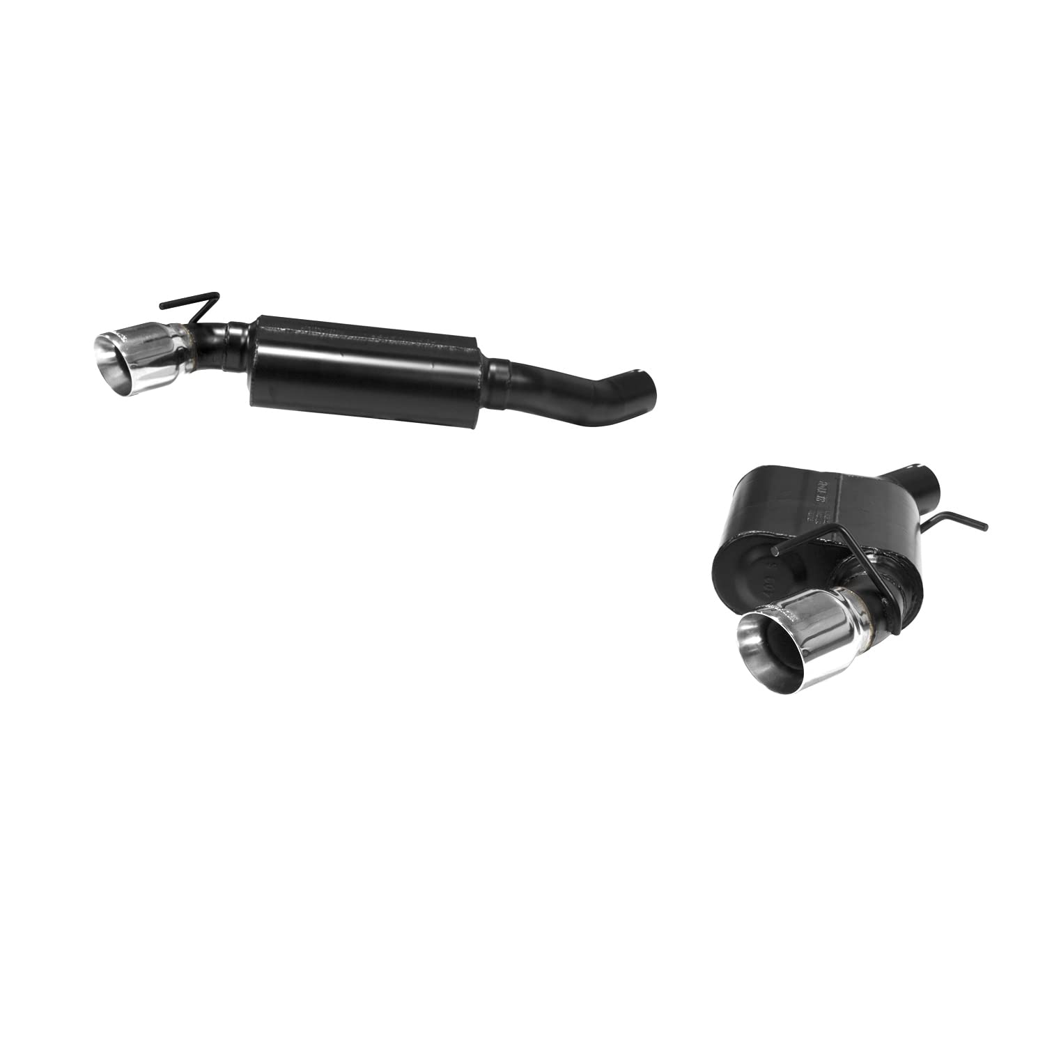American Thunder Flowmaster 817744 Axle-Back Exhaust Kit 3 Inch 409 Stainless Steel Super 44 Series Mufflers 4 Inch Polished 304 Stainless Tips Compatible with 2016-2024 Camaro SS 6.2L except NPP