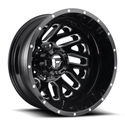 D581 TRITON FUEL OFF-ROAD 20X8.25, 8X210, -4.08, 221mm GLOSS BLACK MILLED - D58120829335