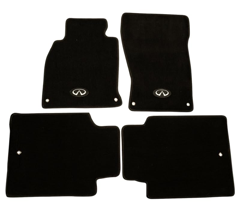 NRG Floor Mats - Infinity Q70 13+ w/ Infiniti Emblem Logo (4 pieces)