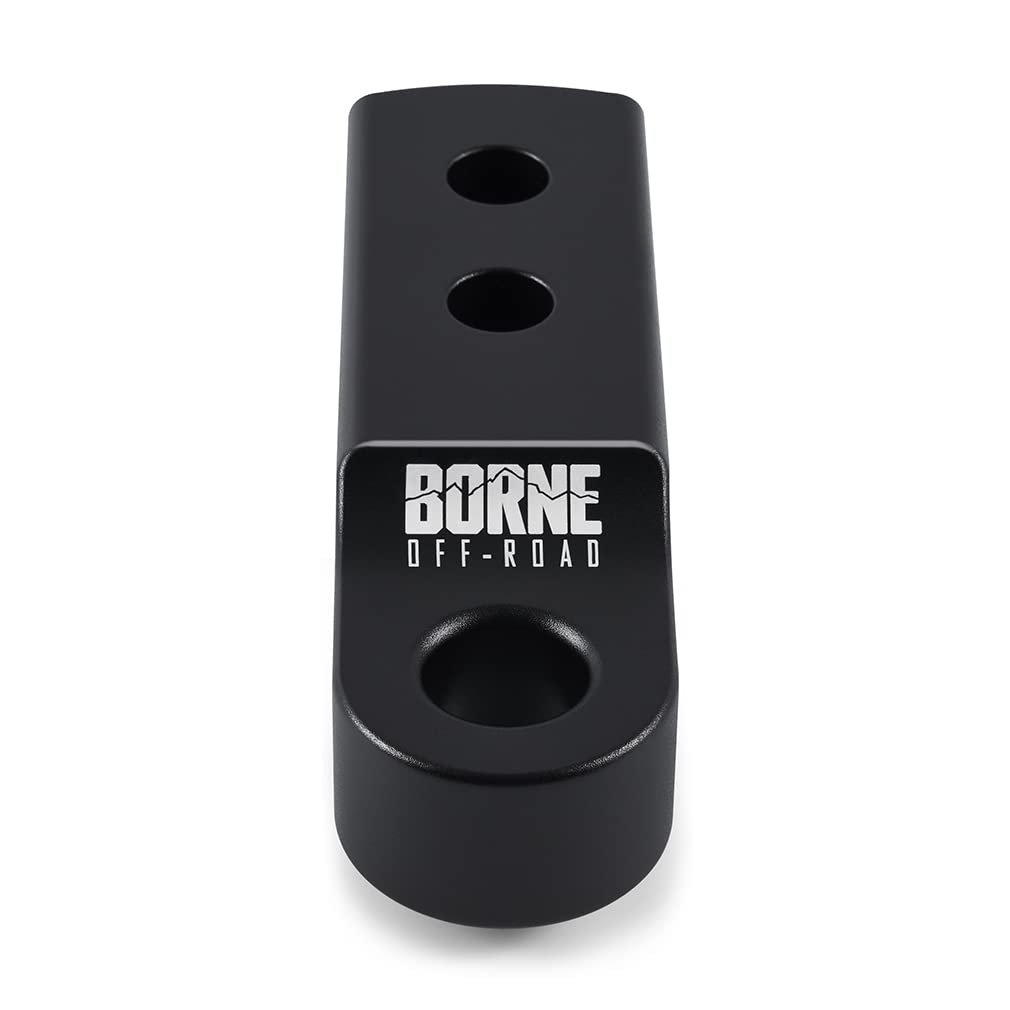 2” Borne Off-Road Hitch Receiver Shackle Mount, Black