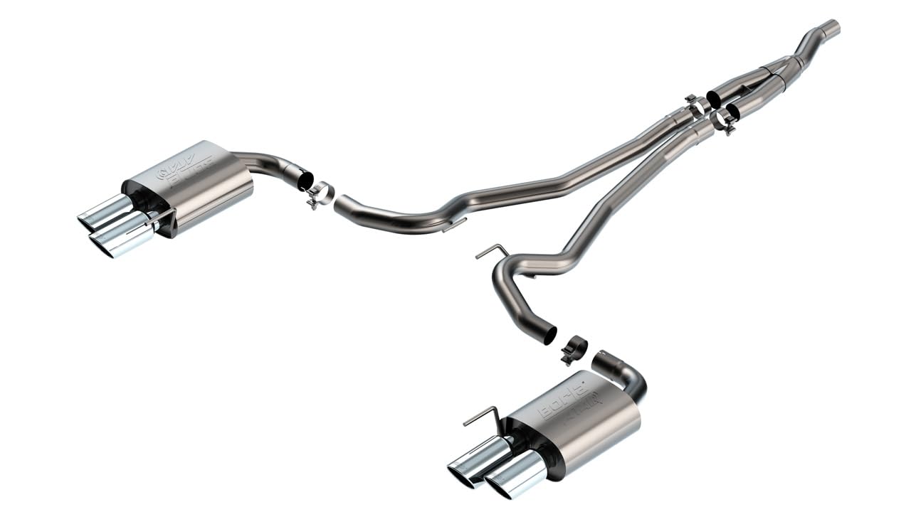 Borla Ecoboost 2024 Ford Mustang 2.3L Cat-Back Exhaust System ATAK w/ Quad Tip - Non-Active