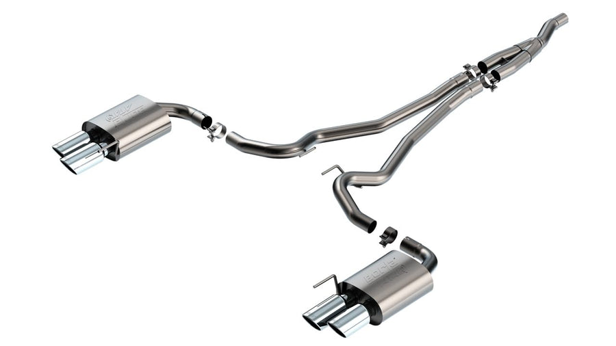 Borla Ecoboost 2024 Ford Mustang 2.3L Cat-Back Exhaust System ATAK w/ Quad Tip - Non-Active