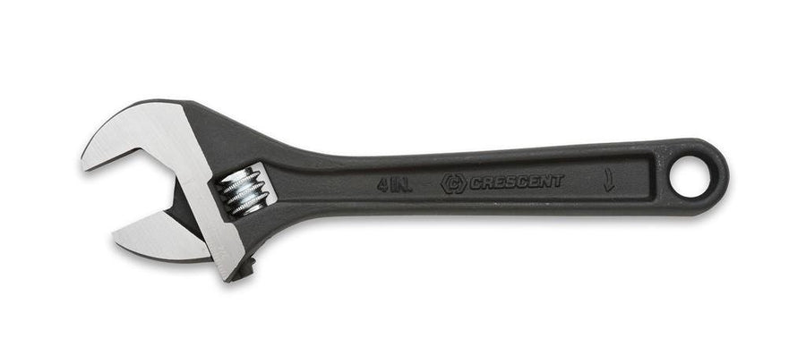 4" Crescent Adjustable Black Oxide Wrench - Carded - AT24VS