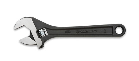 4" Crescent Adjustable Black Oxide Wrench - Carded - AT24VS