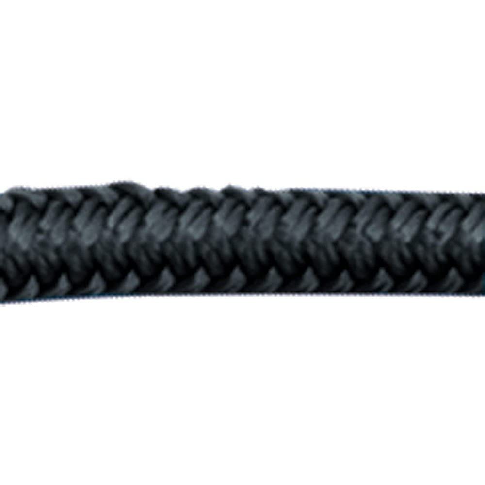 Double Braided Sea-Dog Nylon Dock Line, 3/8" x 25' / Black 302110025BK-1