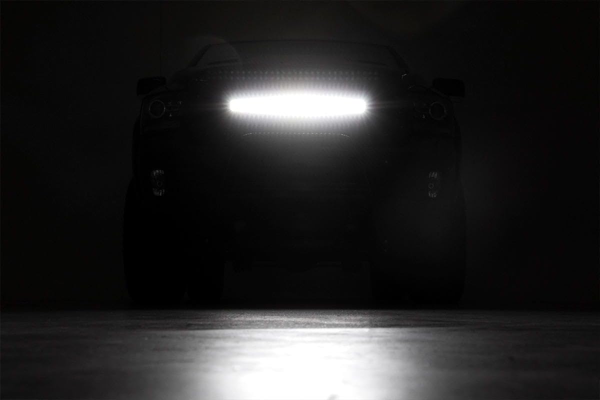 30" Rough Country Curved Dual Row LED Light Bar - 180W, 14,400 Lumens, Combo Spot/Flood Beam, Off-Road Lighting for Jeeps, Truck & UTV