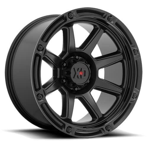 Xd863 Satin Black Wheel with Alloy Steel XD Wheels (20 x 12. inches /5 x 71 mm, -44 mm Offset)