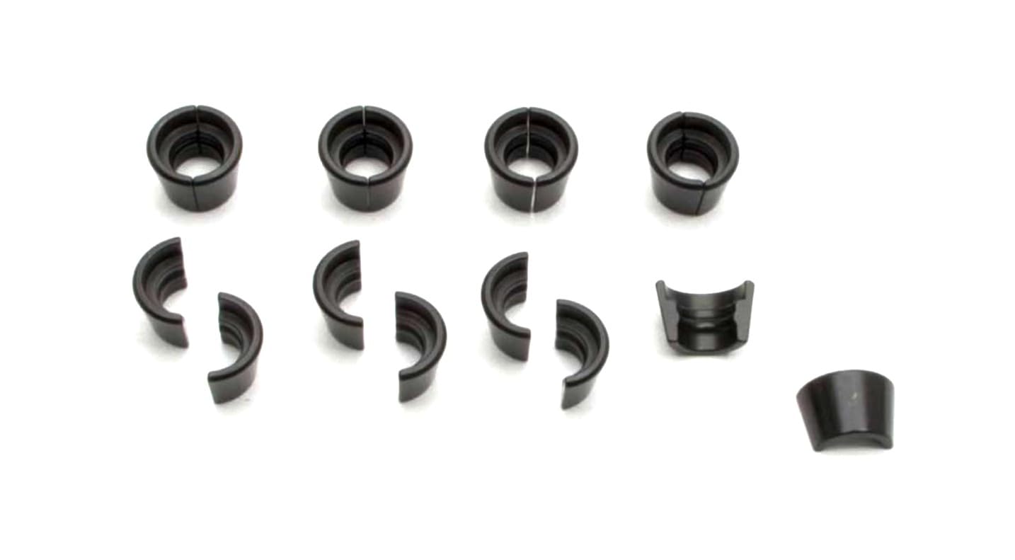 Super 7 Degree Manley 13051-8 Valve Lock, 0.311 in Valve Stem, Standard Height, Steel, Black Oxide, Set of 8