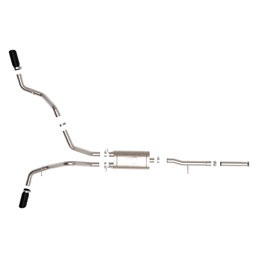MACH Force-Xp aFe POWER 49-44134-B 3" Cat-Back Exhaust System, Dual Black Tips, Stainless Steel, fits GM Silverado/Sierra