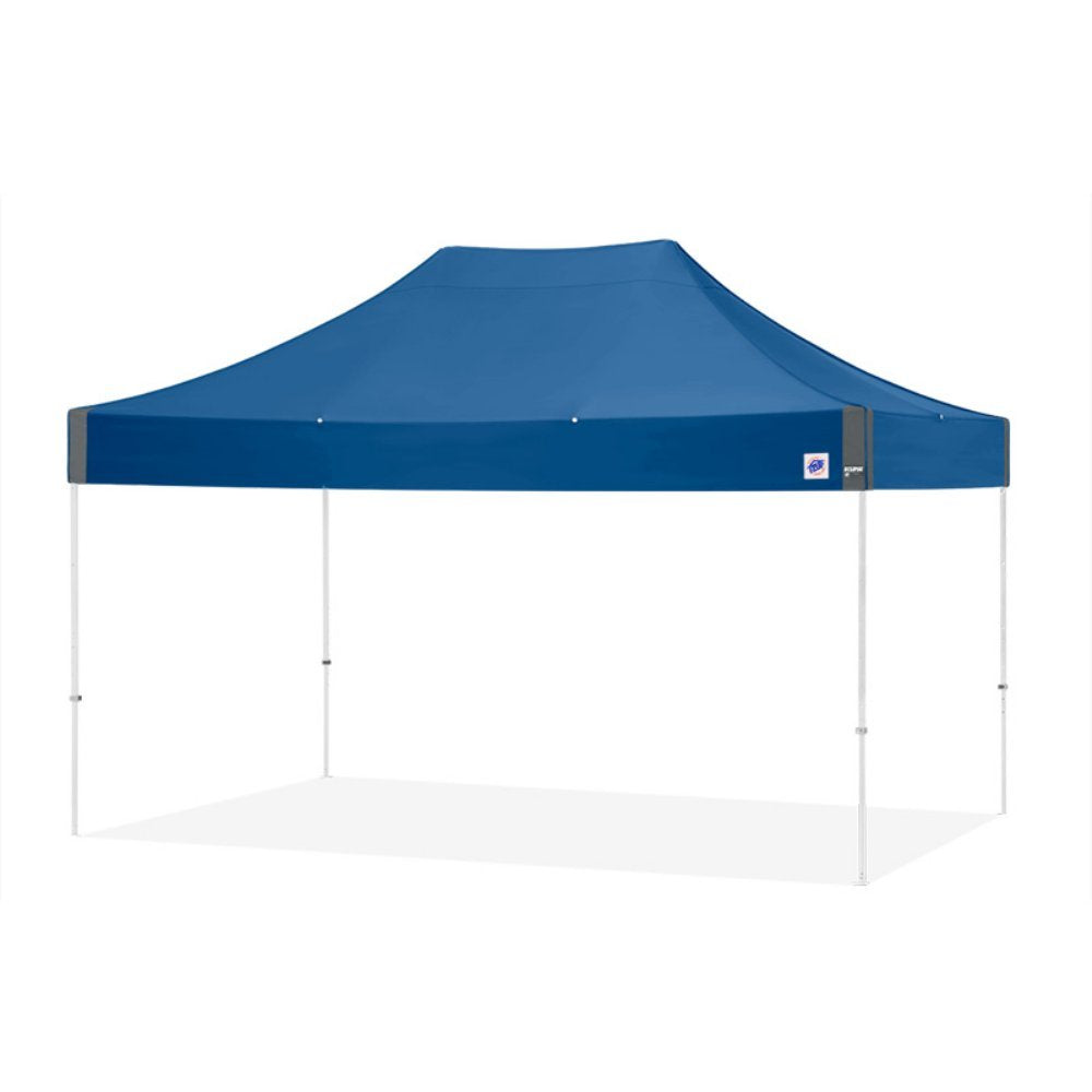 E-Z UP Instant Shelter Eclipse Canopy, 10' x 15', White Steel Frame and Professional Grade Royal Blue Top