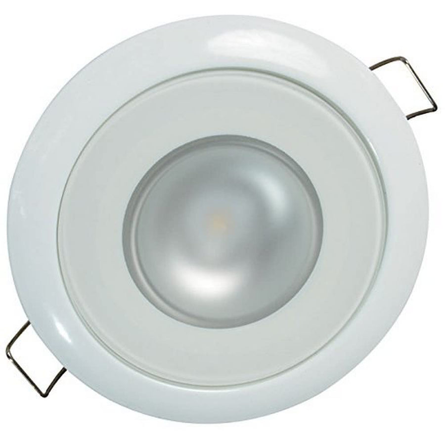 Mirage LED Lumitec Down Light, Exterior or Interior Flush Mount, White Bezel, Spectrum RGBW, One Size