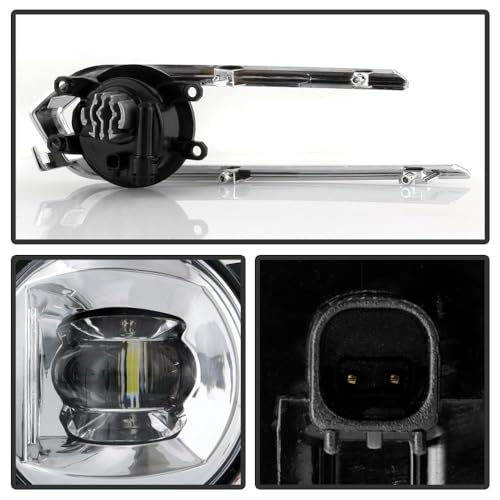 Toyota Sienna 2021-2023 LE XLE Models only Spyder (Do Not Fit XSE Models) OEM Full LED Fog Lights w/Switch - (Bulb Size - 5W LED)
