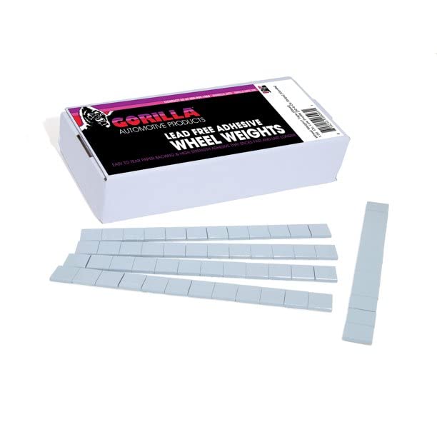 Gor 1/2 Oz L.P. 357 Segments Roll Silver Gorilla Automotive 10015FGR