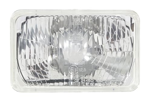 HELLA Module 164 x 103mm 60/55 Watt H4 Type Single High/Low Beam Headlamp Kit , White
