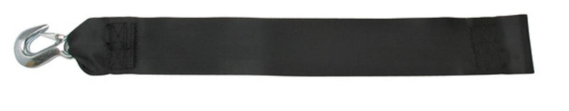 Winch Strap BoatBuckle with Loop End, Black, 3-Inch x 20-Feet