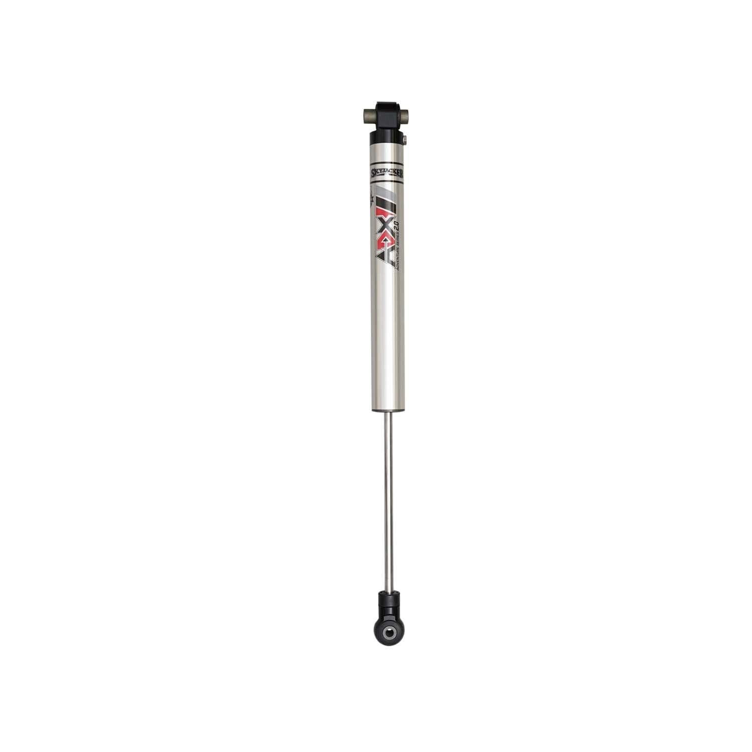 Skyjacker Monotube Shock, 18.9 in Compressed / 30 in Extended, Front, Aluminum, Silver Anodized, compatible with Jeep Gladiator JT 2020-25 / Wrangler JL 2018-25, Each
