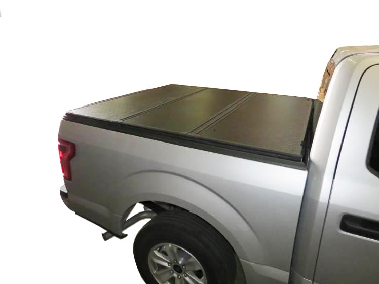 Hard Black Horse High Profile Trifold Truck Bed Tonneau Cover Compatible with 2015-2023 Ford F-150 5.5ft Bed-HTF-FO11