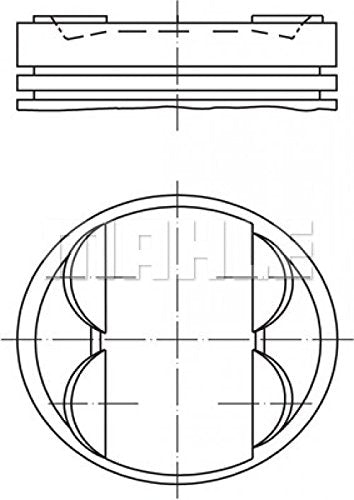Engine MAHLE Piston 503 PI 00100 000