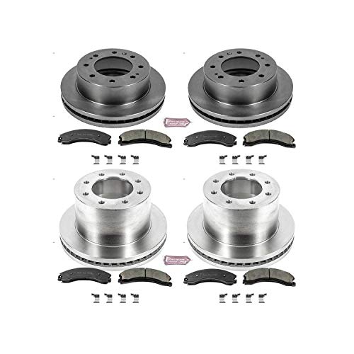 Power Stop KOE7384 Replacement Brake Kit-OE Front and Rear Brake Rotors & Ceramic Pads