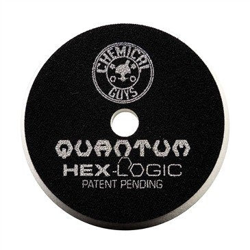 Chemical Guys Hex-Logic BUFX114HEX6 Quantum Light-Medium Polishing Pad, White (6.5 Inch Pad Made for 6 Inch Backing Plates)