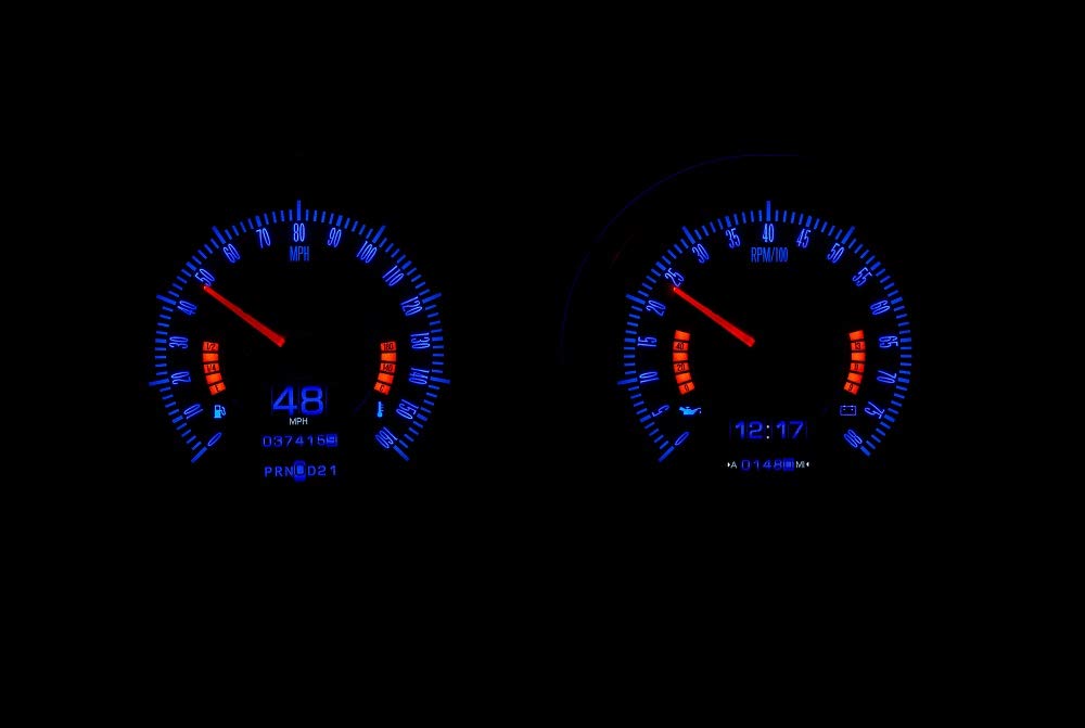 Dakota Digital Retrotech Gauge RTX-68C-CAM-X Instrument System Compatible with 1967-68 Chevy Camaro/Firebird