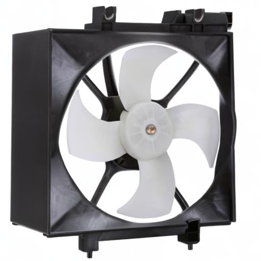Cooling Fan Assembly TYC 601170 Compatible with 2011-2013 Subaru Forester, Black