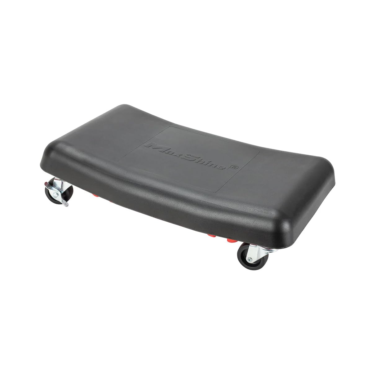 Maxshine Mini Creeper Detailing with Cushion | Mobile Rolling Utility Seat for Mechanics & Car Detailers | Comfortable Low Profile Seat for Car Cleaning, Polishing, Coating & Waxing