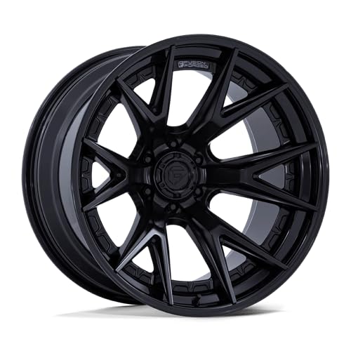 FUEL OFF-ROAD FC402 20X10 CATALYST 6X5.5 4.79-18mm MATTE BLACK WITH GLOSS BLACK LIP - FC402MX20106818N