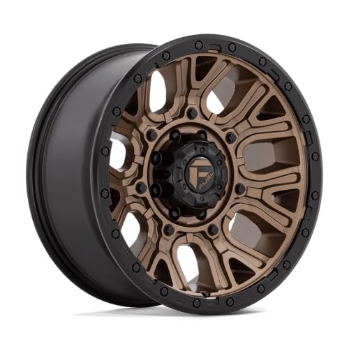 D826 TRACTION FUEL OFF-ROAD 20X9, 8X170, 5.04, 1mm MATTE BRONZE WITH BLACK RING - D82620901750