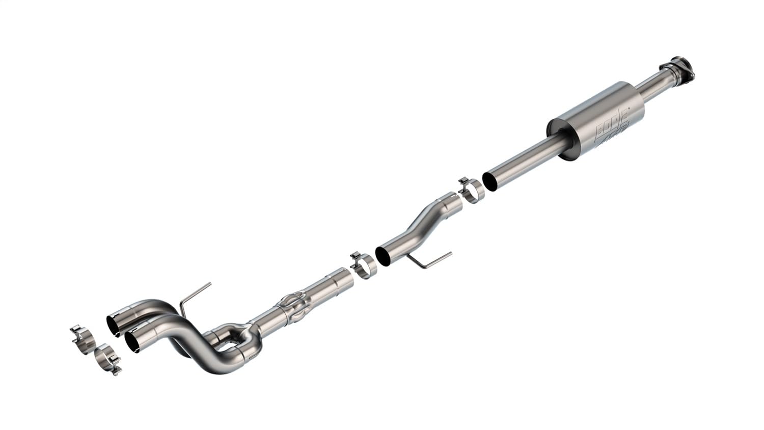Borla Compatible with/Replacement for 21-23 Ford F-150 Tremor Exhaust Pipe
