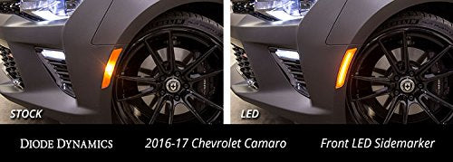 2016 Camaro LED Sidemarkers Smoked Set Diode Dynamics