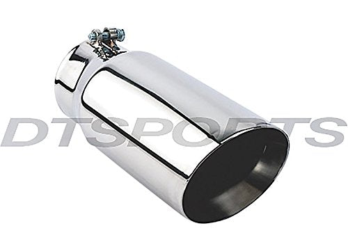 Different Trends 5.00Inx12.00In Bolt-On Double Wall Angle Diesel Exhaust Tips 4.00In Id / 5.00In - BQ9-405013AC-12