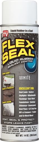 Rubber Sealant Coating Flex Seal Spray, 14-oz, White