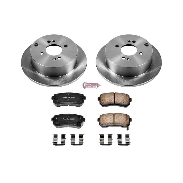 Power Stop Autospecialty KOE4653 Rear Replacement Brake Kit-OE Brake Rotors & Ceramic Brake Pads