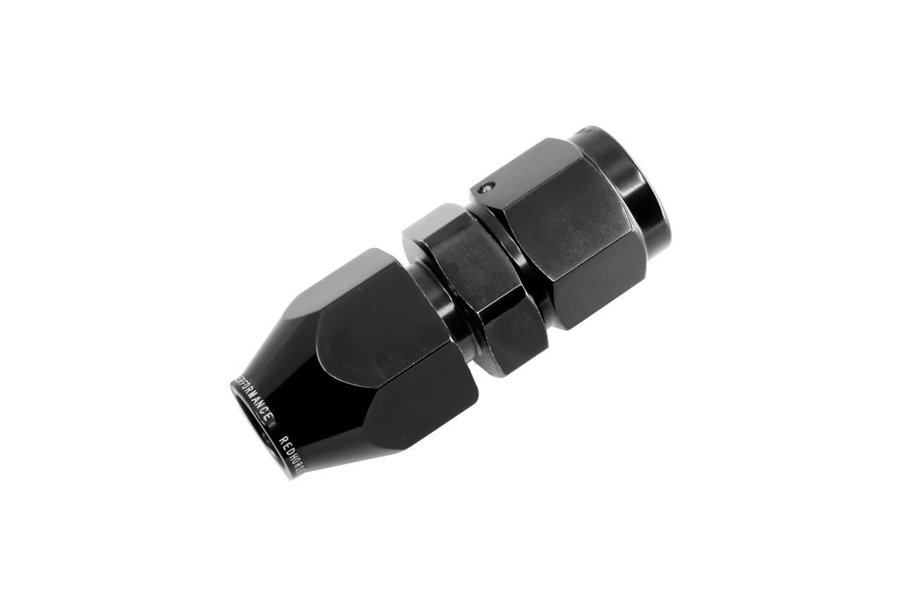 Performance Red Horse 3000-06-05-2 -06 An Female To 5/16" Tube Adapter-Black
