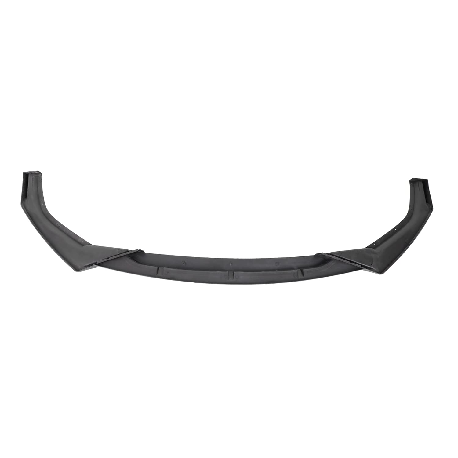 Glossy Black Spec-D Tuning Red Trim Front Bumper Lip Spoiler Splitter Compatible with 2019-2021 Honda Civic 4Dr