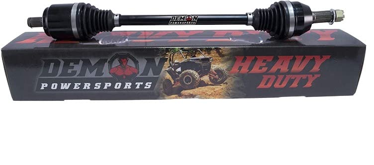 Demon Powersports Heavy Duty Front Left/Right Axle for Arctic Cat/Textron Wildcat XX, Made of 4340 Chromoly Steel, Dual Heat Treated High Strength, Wider Angles (See Fitment Details in Description)