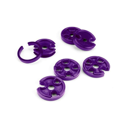 7-8mm Plug Wire Routing KIT, Spin N SNAP, 2 Each 2,3, & 4 Place SEPARATORS, Purple