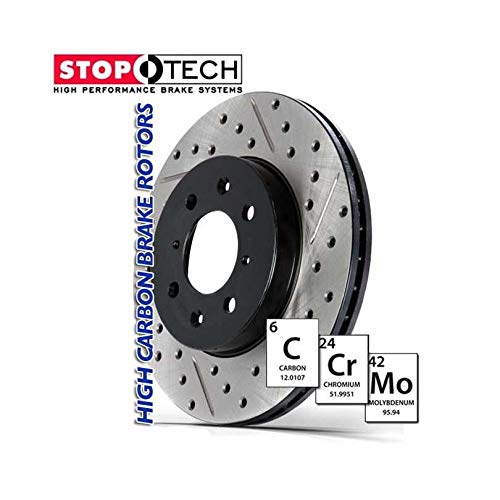 Sport Slotted & Drilled Stoptech 127.51008R, Right