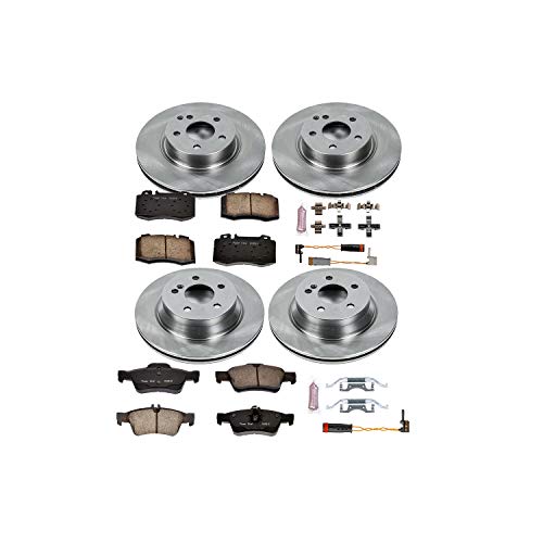 Power Stop Autospecialty KOE4520 Front and Rear Replacement Brake Kit-OE Brake Rotors & Ceramic Brake Pads