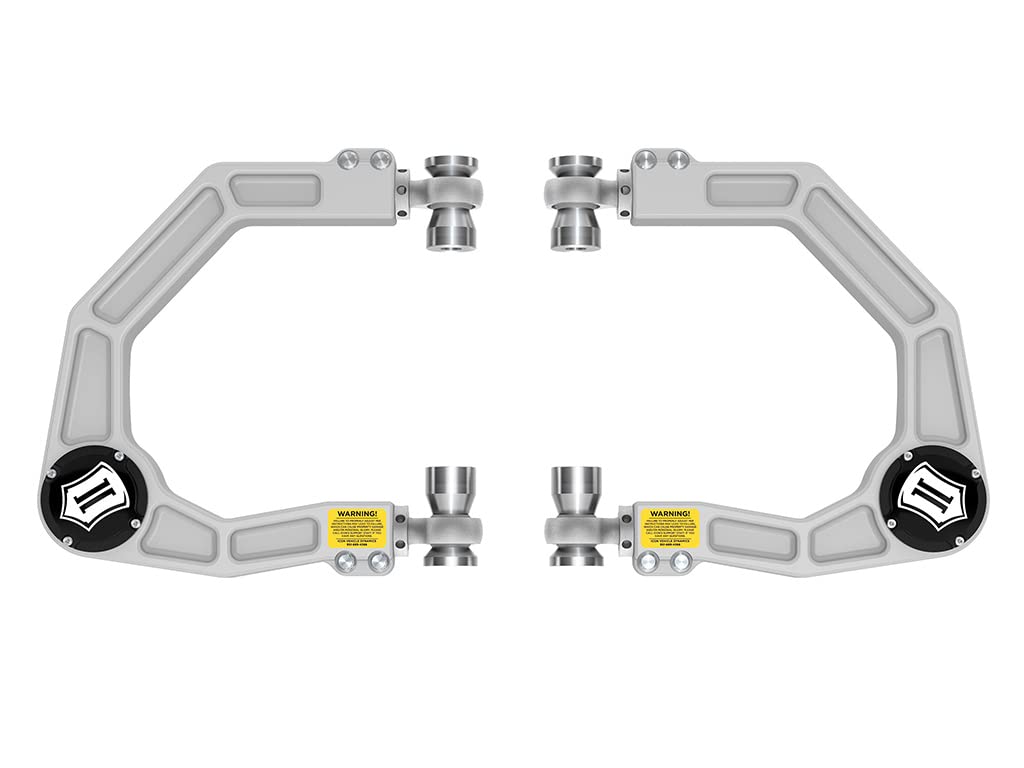 Billet ICON Upper Control Arm/Delta Joint Pro Kit, Compatible with 2021-2022 Ford Bronco, 48500DJ