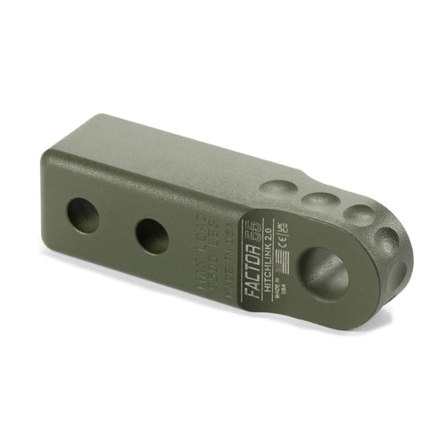 Hitchlink 2.0 Factor 55 00020-14 Rated at 9500 lb Ultimate Failure at 51,000 lb Convert Your Vehicles Hitch Receiver into a Recovery Point. Ideal for 4x4 Off Road Adventures – OD Green